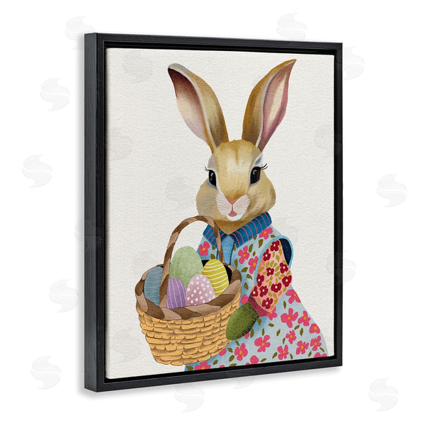 Stupell Industries Regina Moore | Feminine Easter Bunny & Eggs