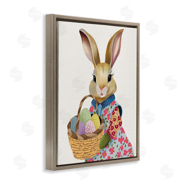 Stupell Industries Regina Moore | Feminine Easter Bunny & Eggs