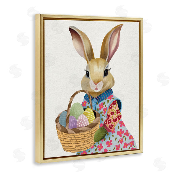 Stupell Industries Regina Moore | Feminine Easter Bunny & Eggs