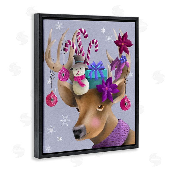 Stupell Industries Regina Moore | Festive Trinket Adorned Reindeer