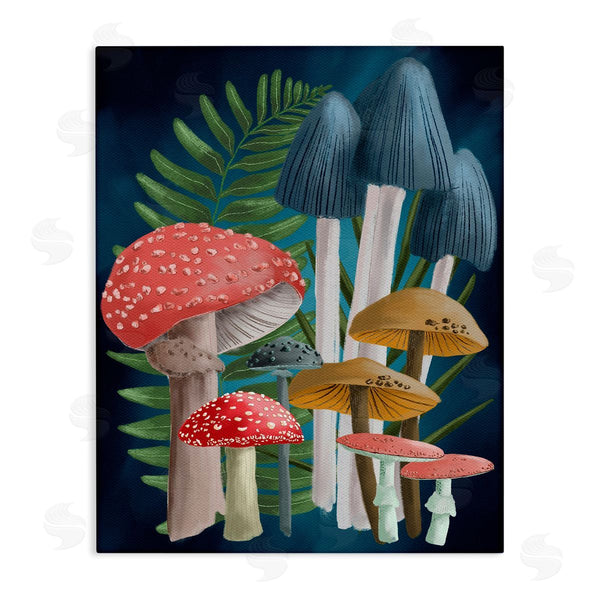 stupell industries Regina Moore | Forest Fern and Mushrooms