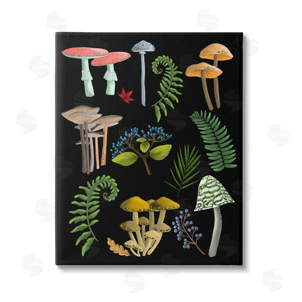 stupell industries Regina Moore | Forest Mushrooms & Plants Wall Art