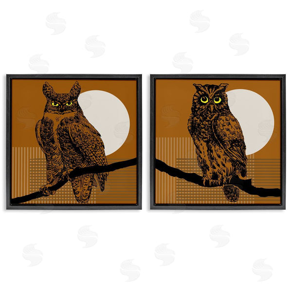 Stupell Industries Regina Moore | Full Moon Owls On Branch Wall Art