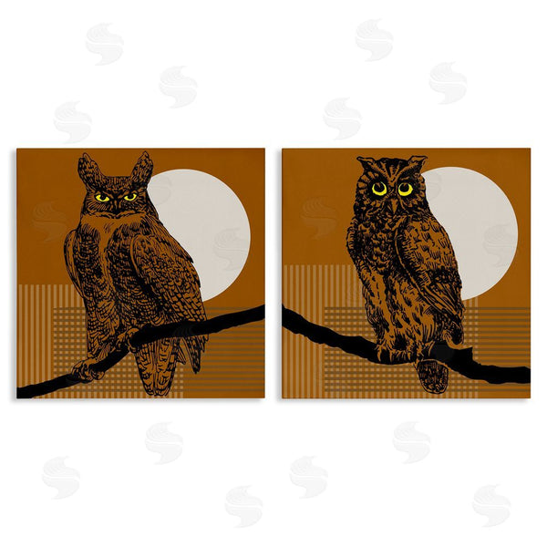 stupell industries Regina Moore | Full Moon Owls on Branch Wall Art