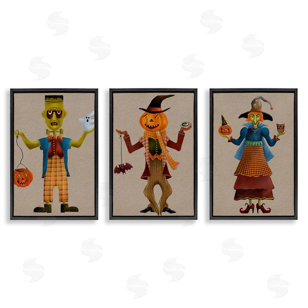 Stupell Industries Regina Moore | Fun Halloween Friends Wall Art