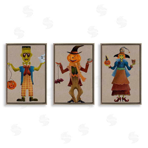 Stupell Industries Regina Moore | Fun Halloween Friends Wall Art