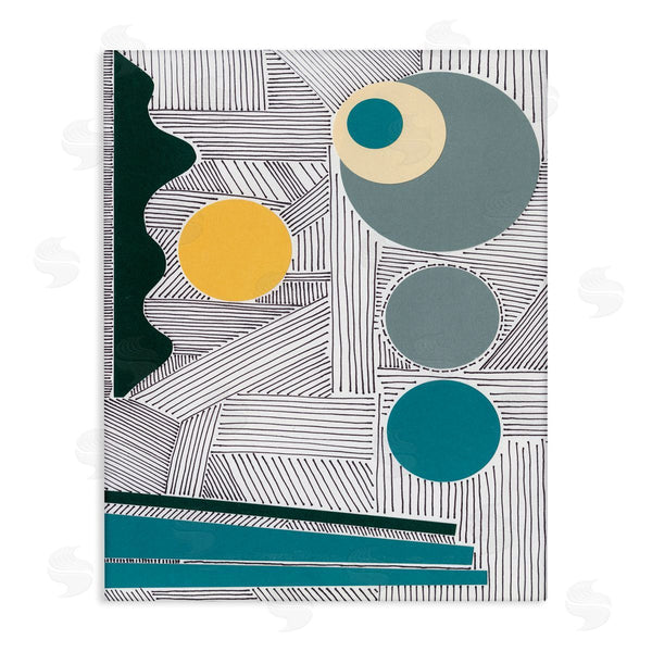 stupell industries Regina Moore | Geometric and Line Abstraction Modern Circular Shapes