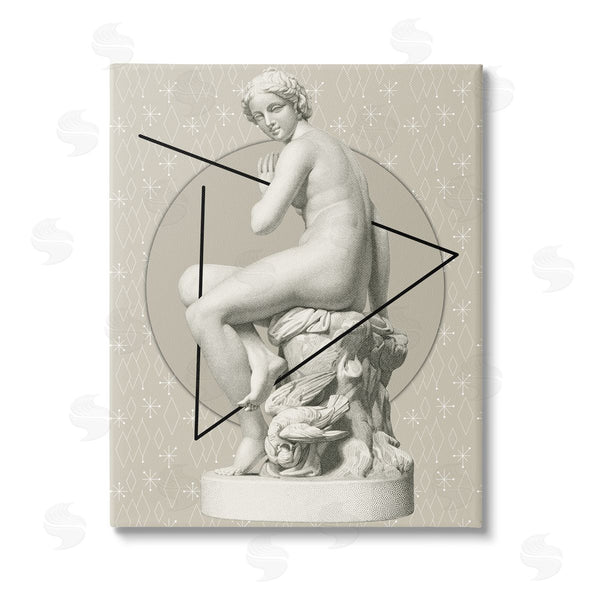 stupell industries Regina Moore | Geometric Classical Statue Wall Art