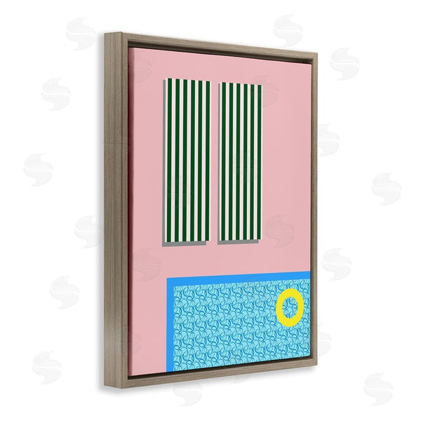 Stupell Industries Regina Moore | Geometric Summer Poolside Wall Art