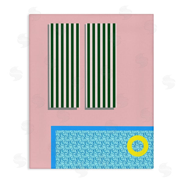 stupell industries Regina Moore | Geometric Summer Poolside Wall Art