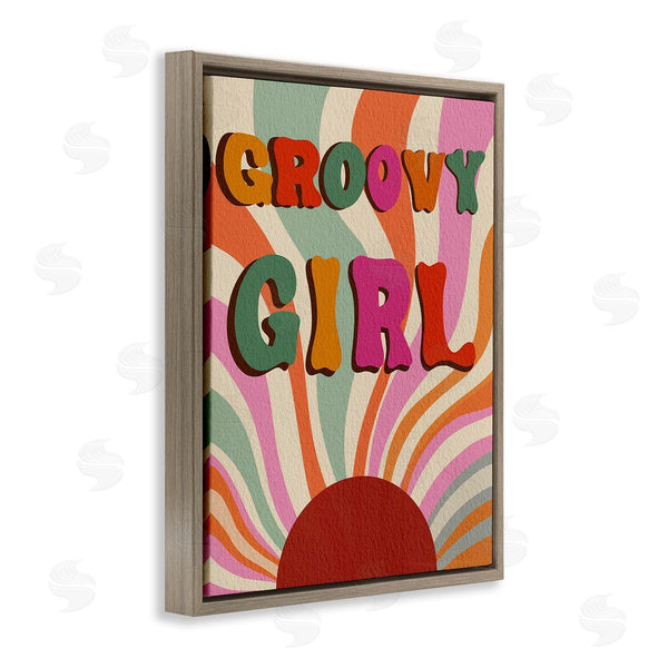 Stupell Industries Regina Moore | Groovy Girl Patterned Wall Art