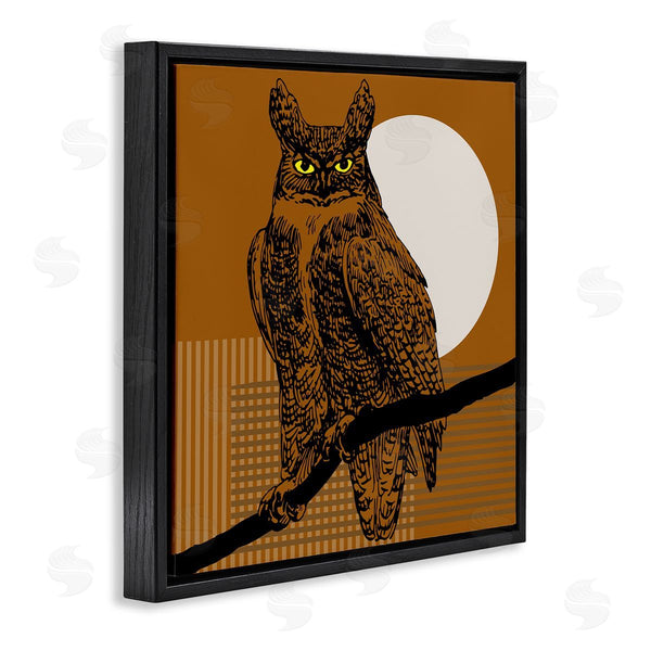 Stupell Industries Regina Moore | Horned Owl And Full Moon Wall Art