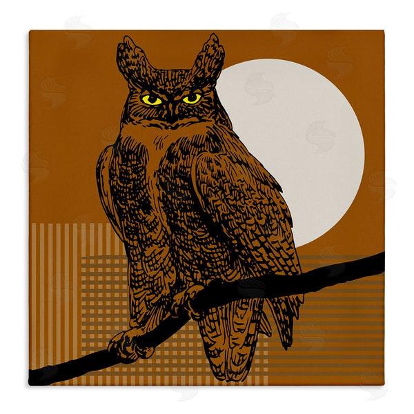 stupell industries Regina Moore | Horned Owl and Full Moon Wall Art