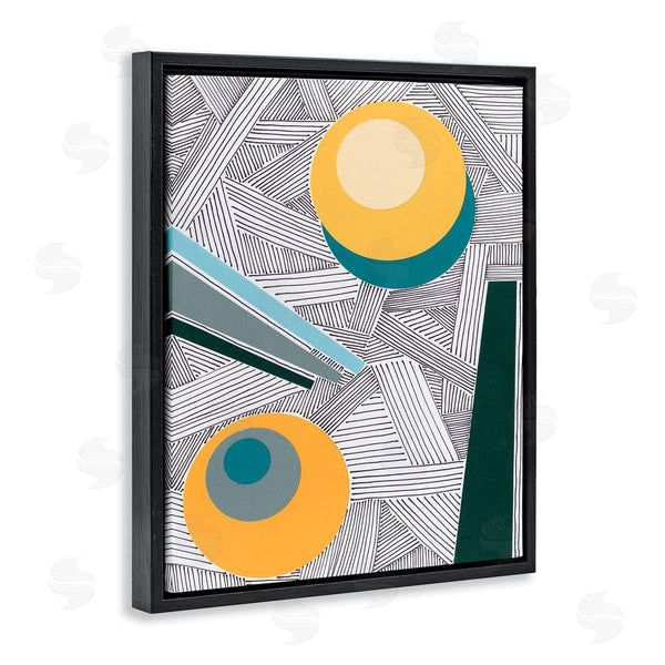 Stupell Industries Regina Moore | Modern Geometric Abstraction Asymmetrical Circles