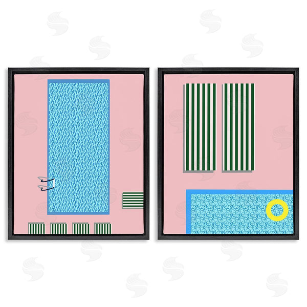 Stupell Industries Regina Moore | Modern Swimming Pool Wall Art