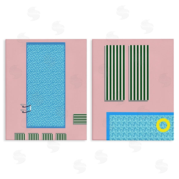 stupell industries Regina Moore | Modern Swimming Pool Wall Art