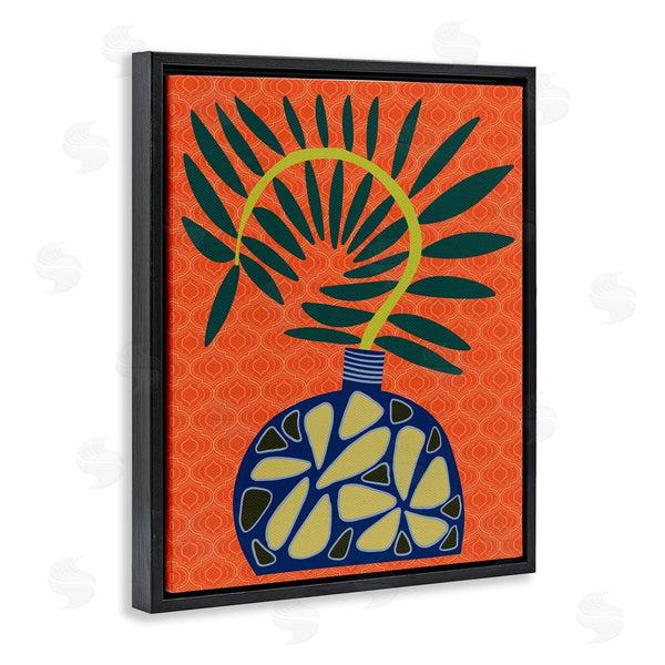 Stupell Industries Regina Moore | Modern Vase On Orange