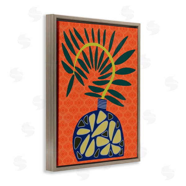Stupell Industries Regina Moore | Modern Vase On Orange