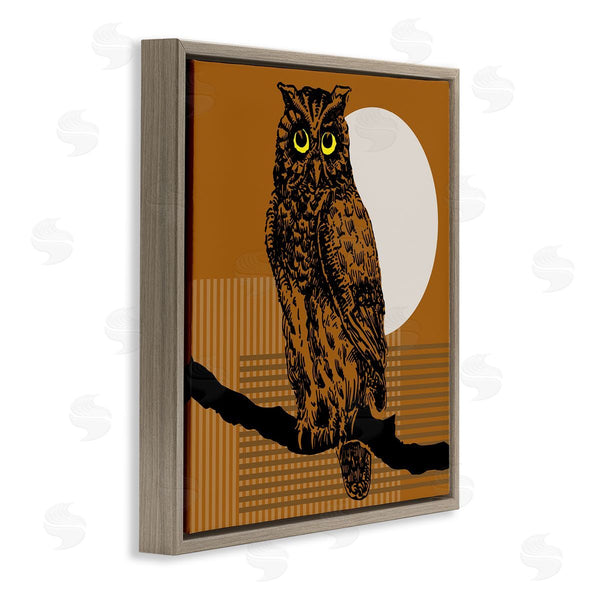 Stupell Industries Regina Moore | Owl Perched With Moon Wall Art