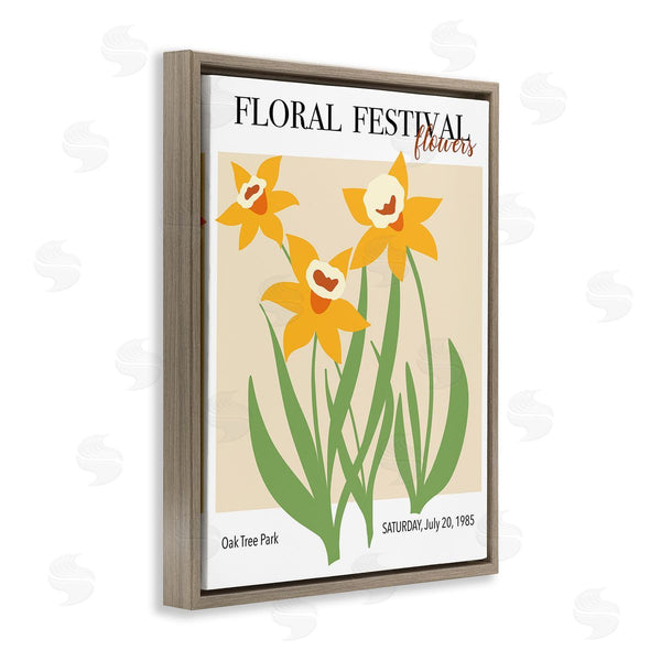 Stupell Industries Regina Moore | Retro Daffodil Festival Wall Art