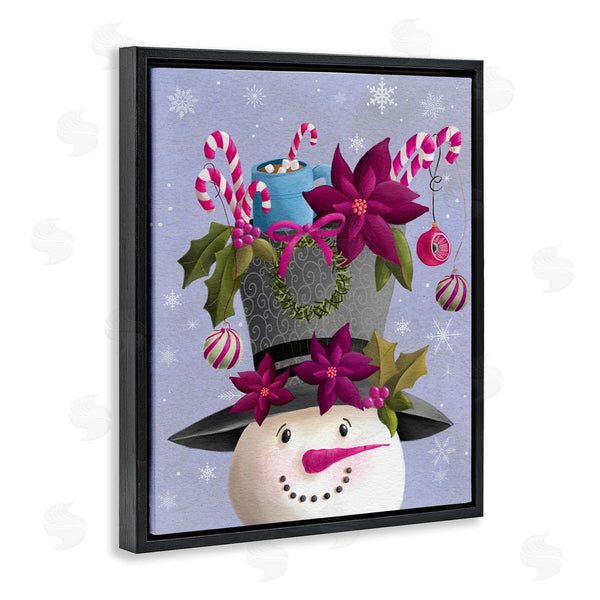 Stupell Industries Regina Moore | Snowman With Festive Hat Adornments Wall Art