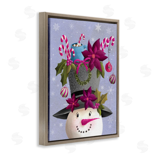 Stupell Industries Regina Moore | Snowman With Festive Hat Adornments Wall Art
