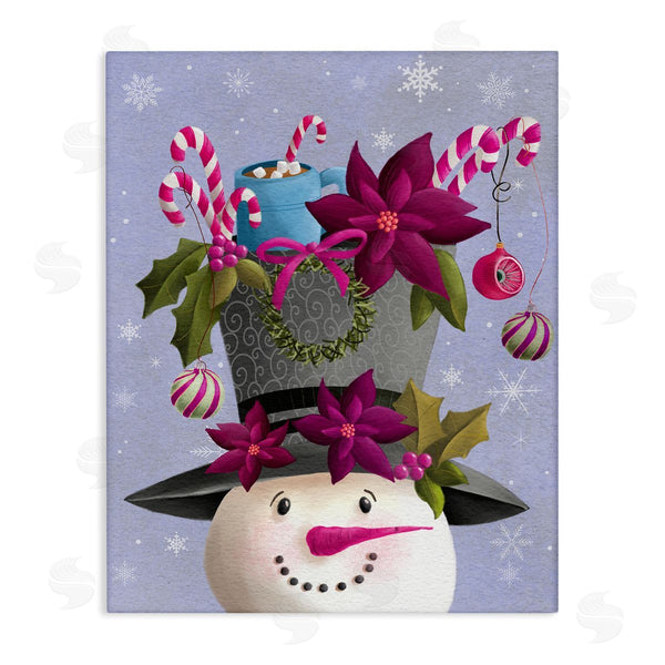 stupell industries Regina Moore | Snowman with Festive Hat Adornments Wall Art