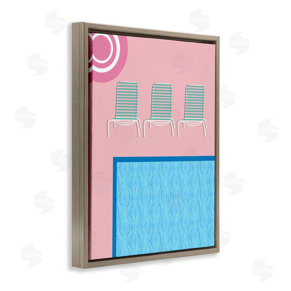 Stupell Industries Regina Moore | Summer Poolside View