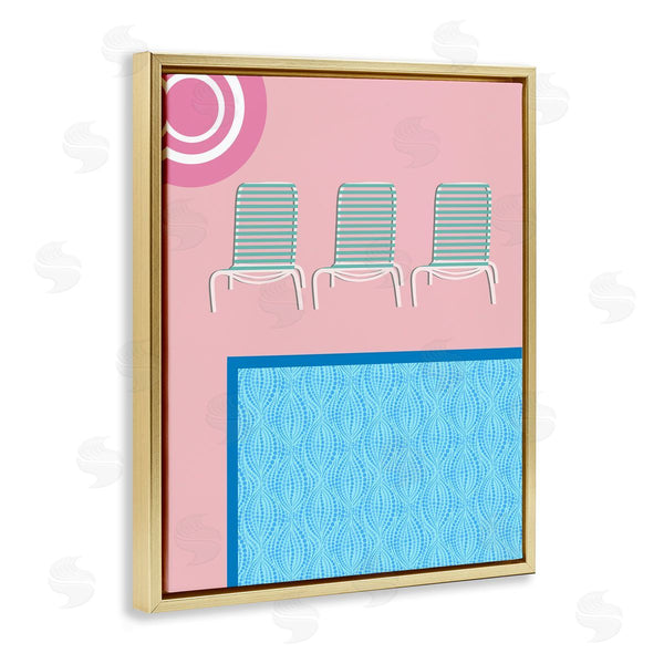 Stupell Industries Regina Moore | Summer Poolside View