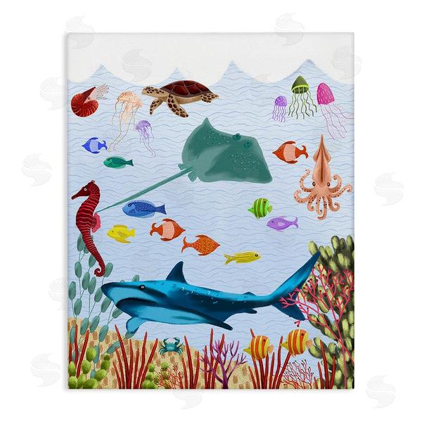 stupell industries Regina Moore | Underwater Marine Life Wall Art