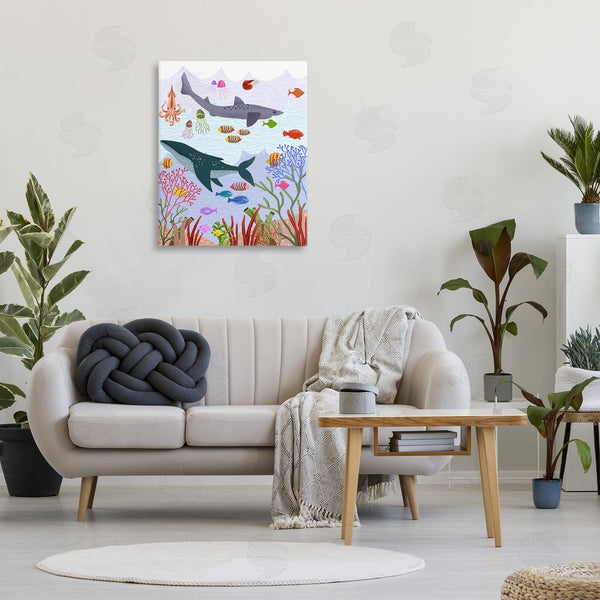 Stupell Industries Regina Moore | Underwater Sea Animals Wall Art