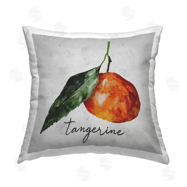 stupell industries Regina Moore | Vintage Tangerine Fruit Printed Throw Pillow