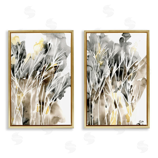 Stupell Industries Regina Moore | Watercolor Splash With Tendrils