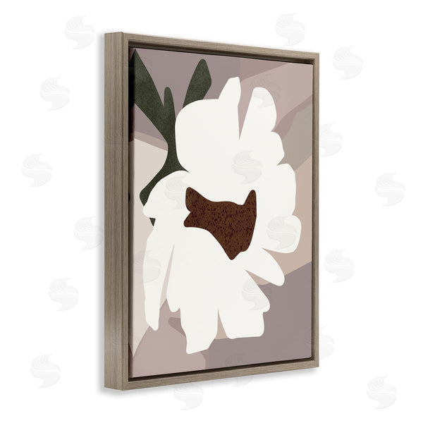 Stupell Industries Regina Moore | White Contemporary Flower
