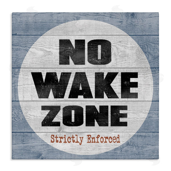 stupell industries Regina Nouvel | No Wake Zone Beach Planks