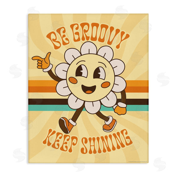 stupell industries Reinders | Be Groovy Keep Shining Wall Art