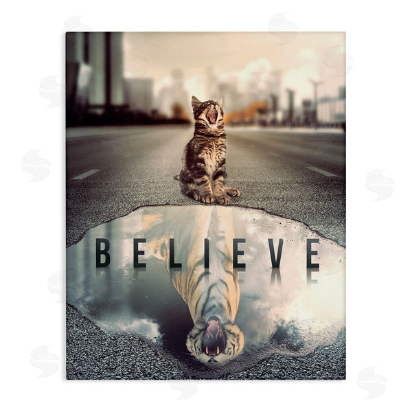 stupell industries Reinders | Believe Cat & Tiger Wall Art