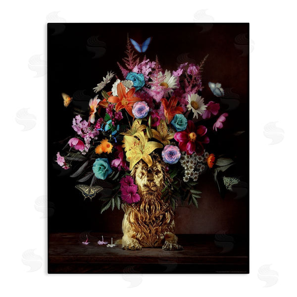 stupell industries Reinders | Bouquet in Dog Vase Wall Art