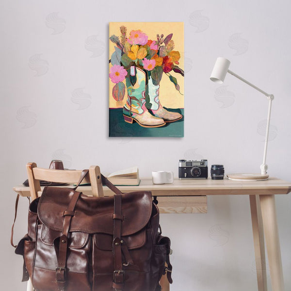 Stupell Industries Reinders | Bright Cowgirl Florals Wall Art