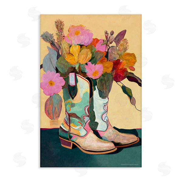 stupell industries Reinders | Bright Cowgirl Florals Wall Art