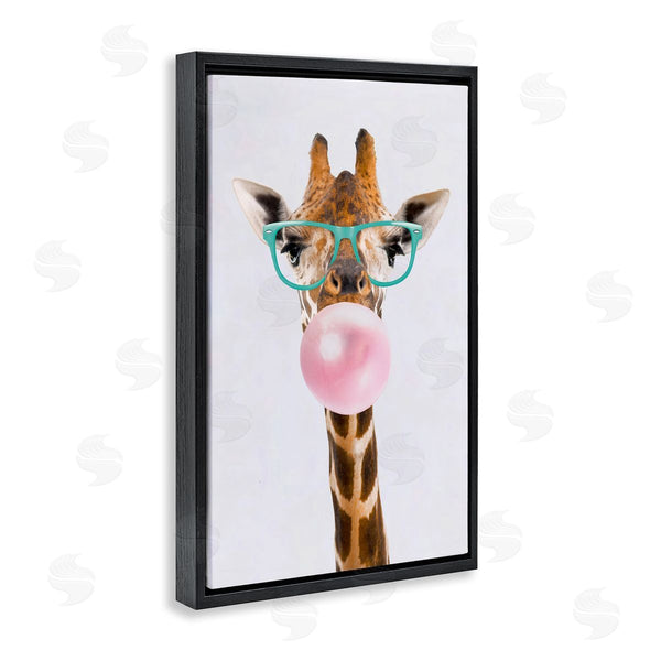 Stupell Industries Reinders | Bubblegum Hipster Giraffe Wall Art