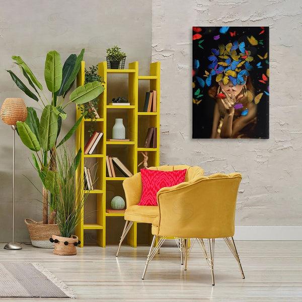 Stupell Industries Reinders | Butterfly Swathed Woman Wall Art