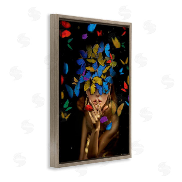 Stupell Industries Reinders | Butterfly Swathed Woman Wall Art