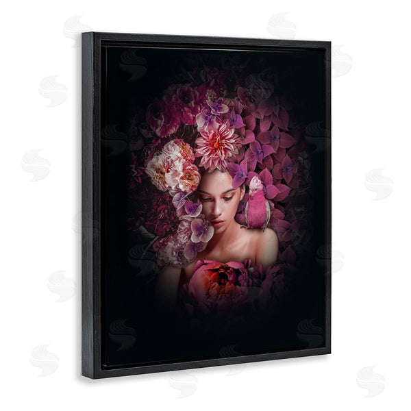 Stupell Industries Reinders | Circular Flowers Woman Wall Art