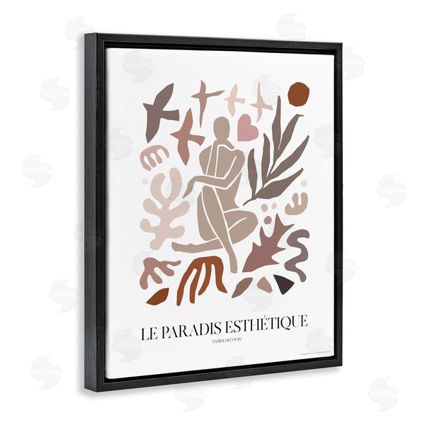 Stupell Industries Reinders | Figure With Abstract Shapes Wall Art