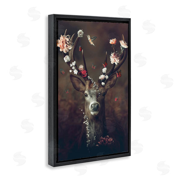 Stupell Industries Reinders | Flower Bedecked Antlers Wall Art
