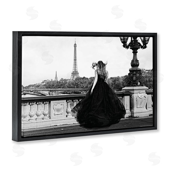 Stupell Industries Reinders | Girl In Gown Cityscape Wall Art