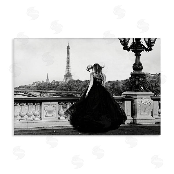 stupell industries Reinders | Girl in Gown Cityscape Wall Art