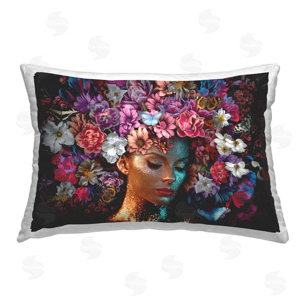 stupell industries Reinders | Glitz Woman with Florals