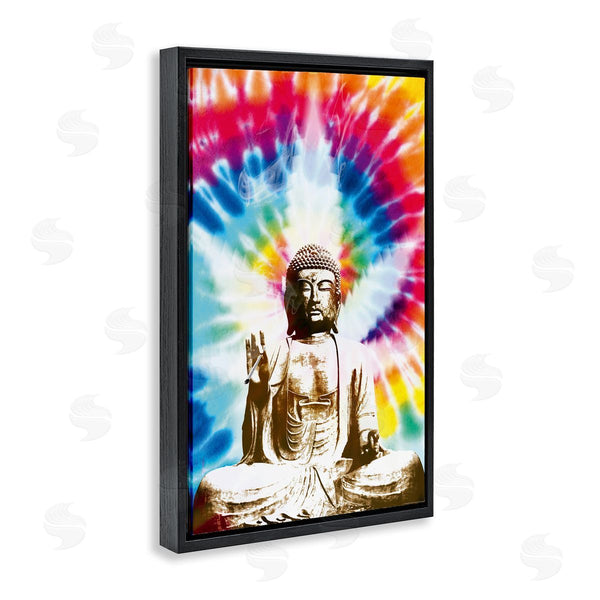 Stupell Industries Reinders | Hippie Tie Dye Buddha Wall Art